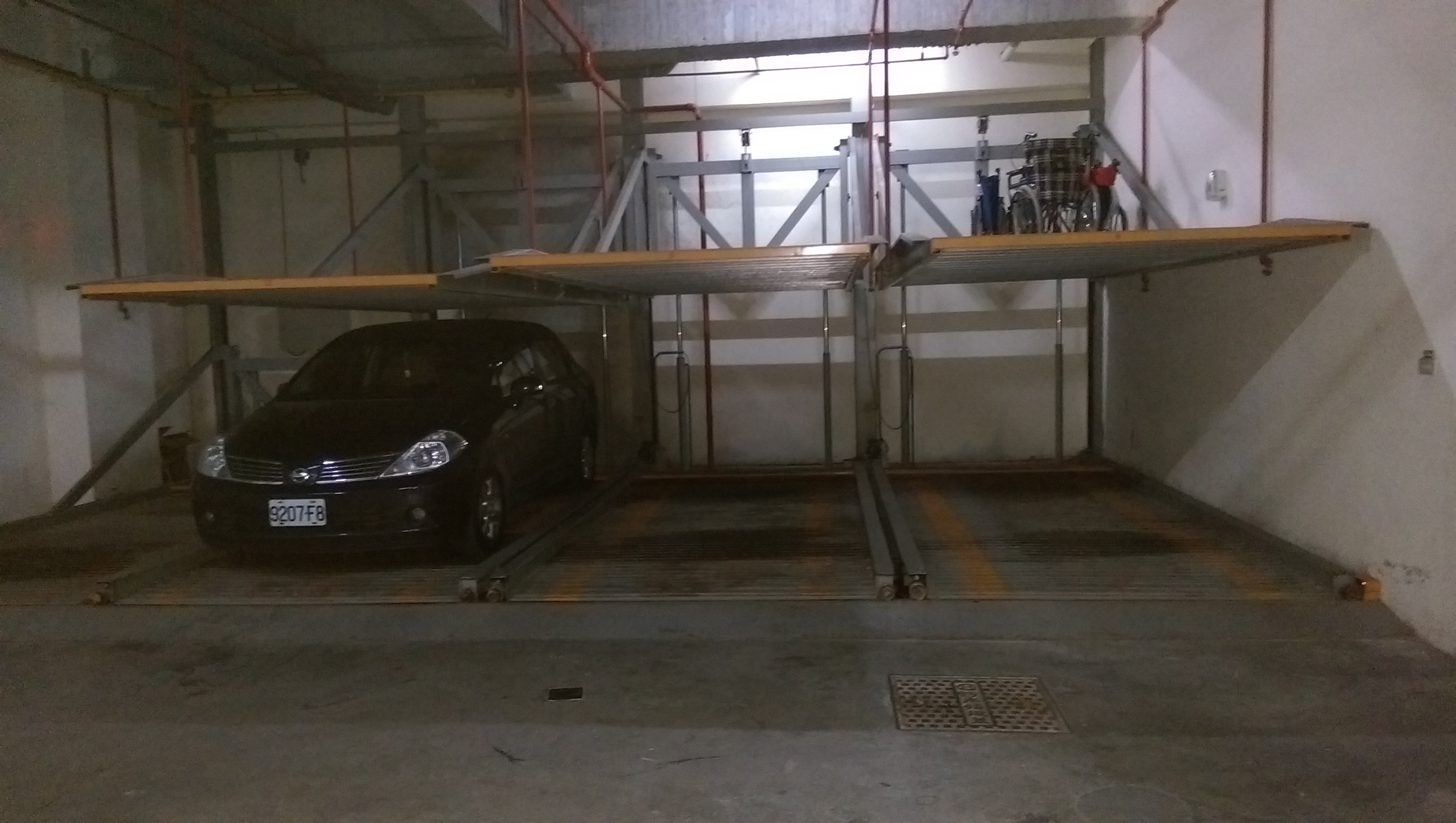 永耕機械停車位 沉箱 三層升降橫移式車位