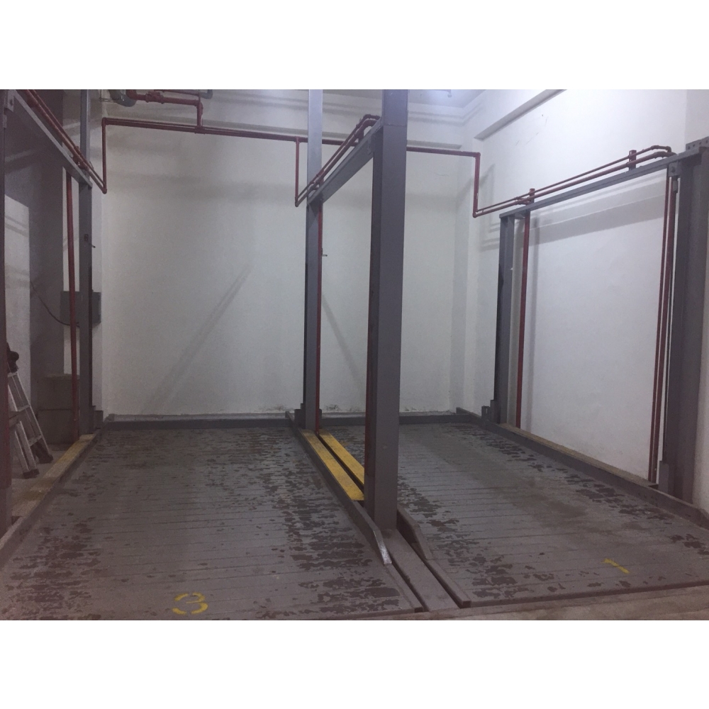 朗世德機械停車位 沉箱 子母油壓缸車位