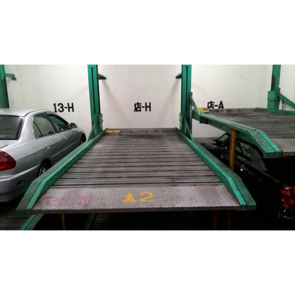 健宏庭園機械停車位 並聯油壓缸式車位